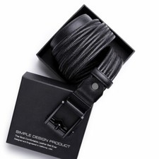 xFlex belt 2.0 Stretch Genuine Leather Ratchet Belt Adjustable Automatic Buckle