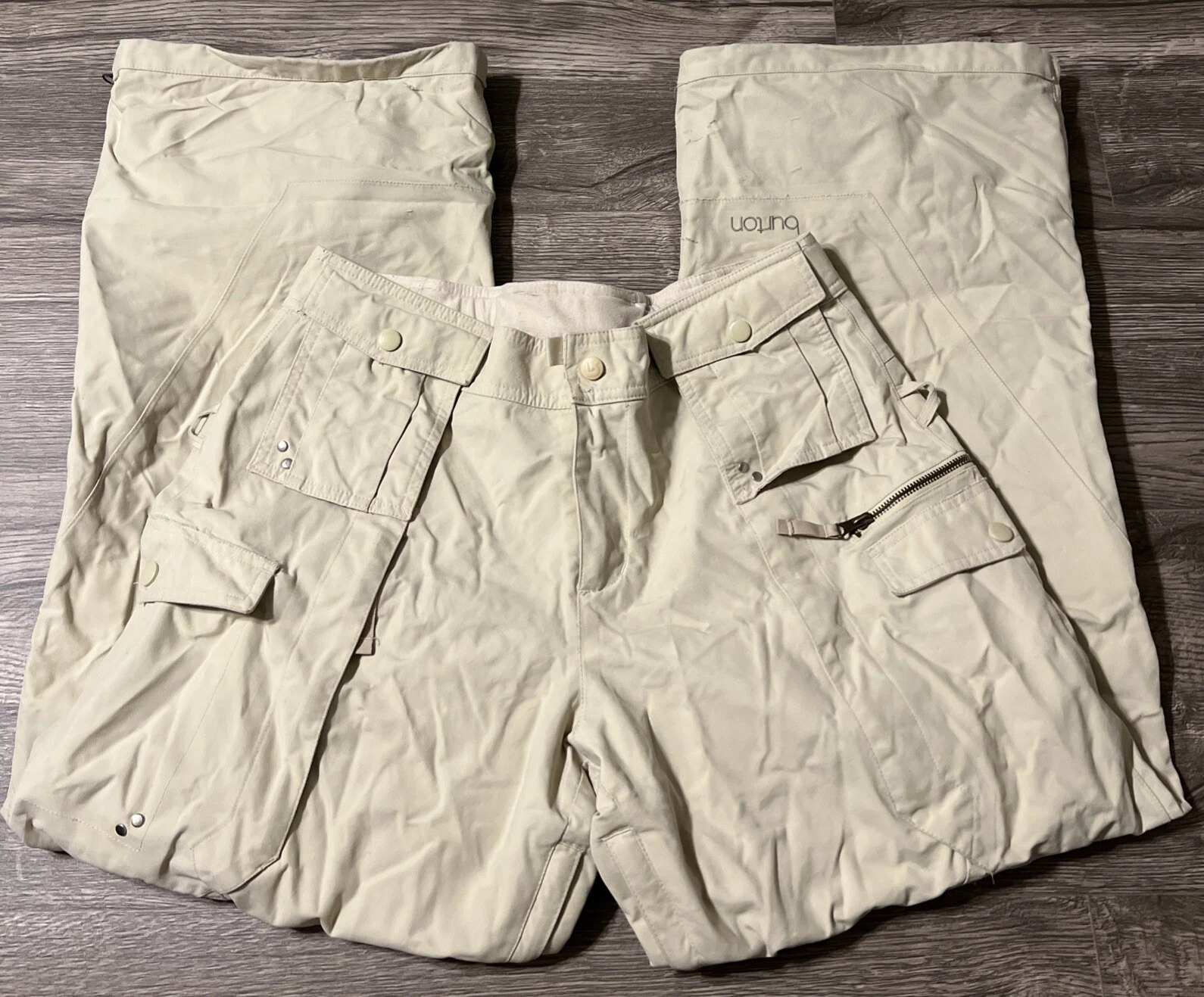 burton stretch insulated waterproof cargo pocket pants