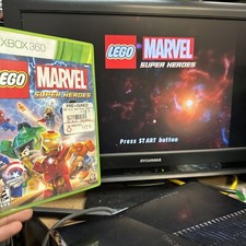 LEGO Marvel Super Heroes (Microsoft Xbox 360, 2013) Youth Child Thor Ironman CIB