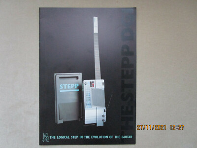 STEPP DG1 GUITAR 1986 Original Brochure (Mint) Ultra Rare!