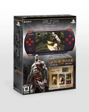 Sony PSP 3000 God of War Entertainment Pack Red & Black  Handheld Console New