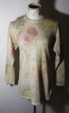 "Made in Italy" NEWPORT NEWS Tan Angora Wool Blend Sweater Size S