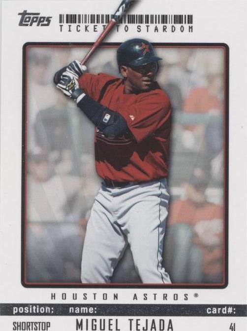2009 Topps Ticket To Stardom - Miguel Tejada #41 - 1 of 1