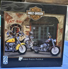 FX Schmid Harley Davidson Fat Boy-Scott Jacobs Jigsaw Puzzle 500 Piece 2003