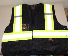 Pioneer Safety Vest for Men Hi Vis Reflective Neon Star Tech 2-3XL