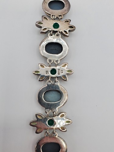 Nicky Butler Sterling Silber Armband 925 Strass Edelstein Multicolor Knebel - Bild 12 von 19