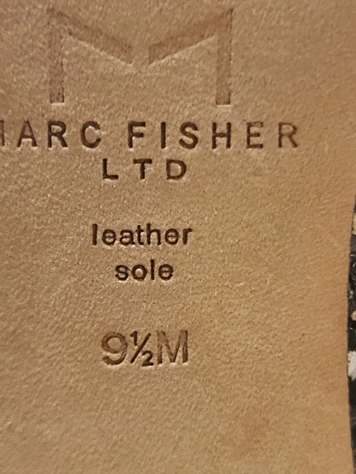 Marc Fisher Claire 2 Bomba Carrera Estampado Serpiente Talla 9.5 Mediana  Foto 2 de 4