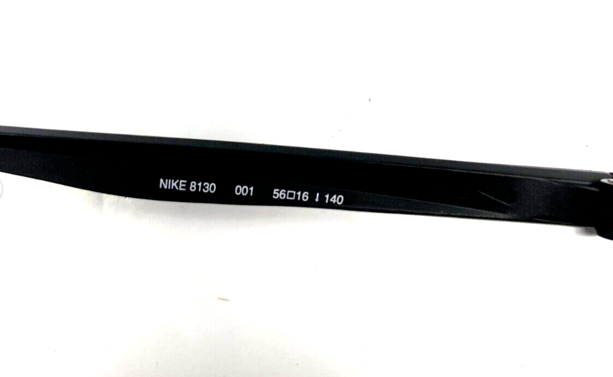 New Nike Reading Glasses 8130 001 56-16 140 Matte Black Frames