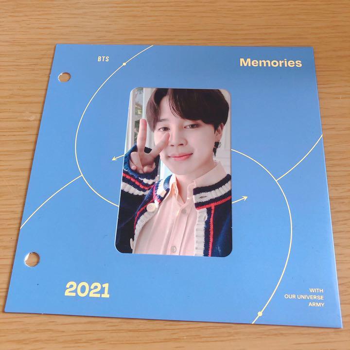 BTS Memories 2021 Blu-ray official photo card JUNGKOOK M JIN SUGA