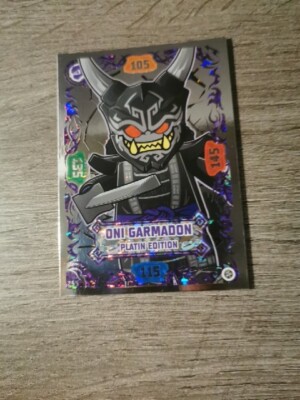 LEGO Ninjago Serie 8 Trading Card 255 - Oni Garmadon - Platinum Karte
