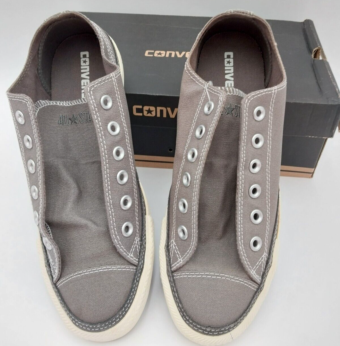 Chuck Taylor All Star Slip on - Charcoal | eBay Chuck Taylor All Star Slip on - Charcoal | eBay