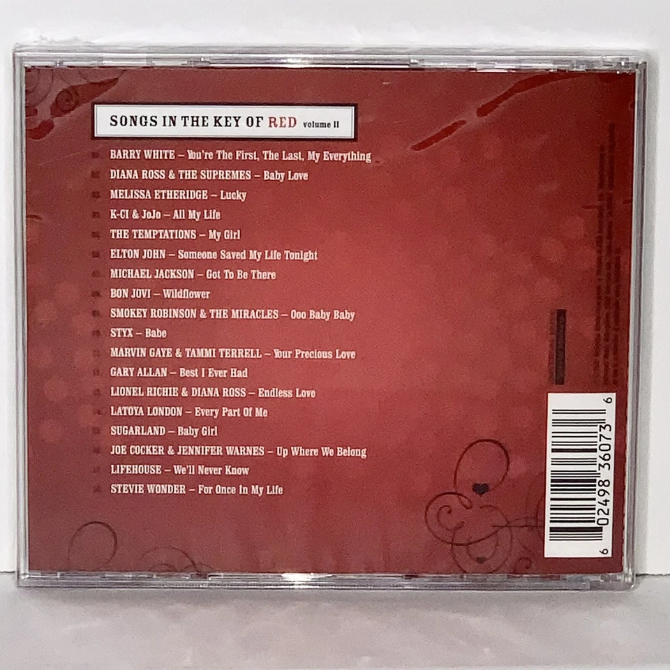Factory Sealed (wrapped) Songs in the Key of Red, Volume 2 Target Exclusive CD Foto 2 de 2