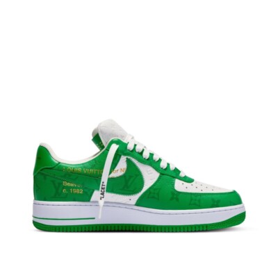 Louis Vuitton x Nike Air Force 1 white/green US6 UK5 lot | eBay