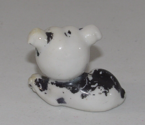 VINTAGE PORCELAIN MINI BULLDOG FIGURINE MADE IN JAPAN - Picture 3 of 6
