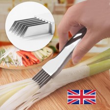 Kitchen Stainless Steel Scallion Spring Onion Vegetable Shredder Slicer Cutter T