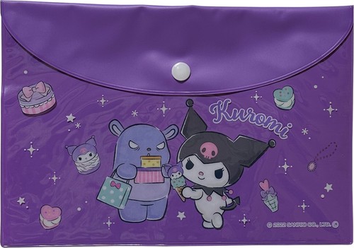 Sanrio Pocket Monsters Clear Flat Snap Button A5Size Files Pen Folder Multi Case - Picture 4 of 36