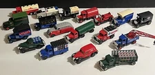 Lot of 18 Lledo Die Cast Chevron, Standard Oil, Red Crown, Atlas Tires Near Mint