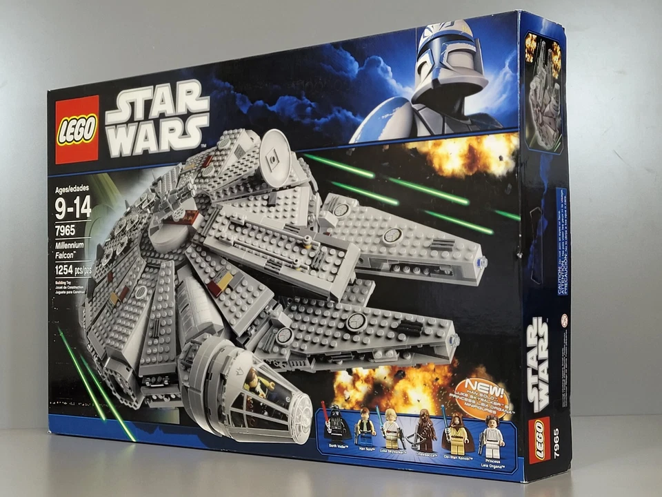 LEGO 7965 Star Wars Millennium Falcon RETIRED (NEW & SEALED) Darth Luke Han Leia - Image 3 of 4