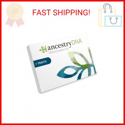 AncestryDNA + Traits Genetic Test Kit: Personalized Genetic Traits, DNA Ethnicit