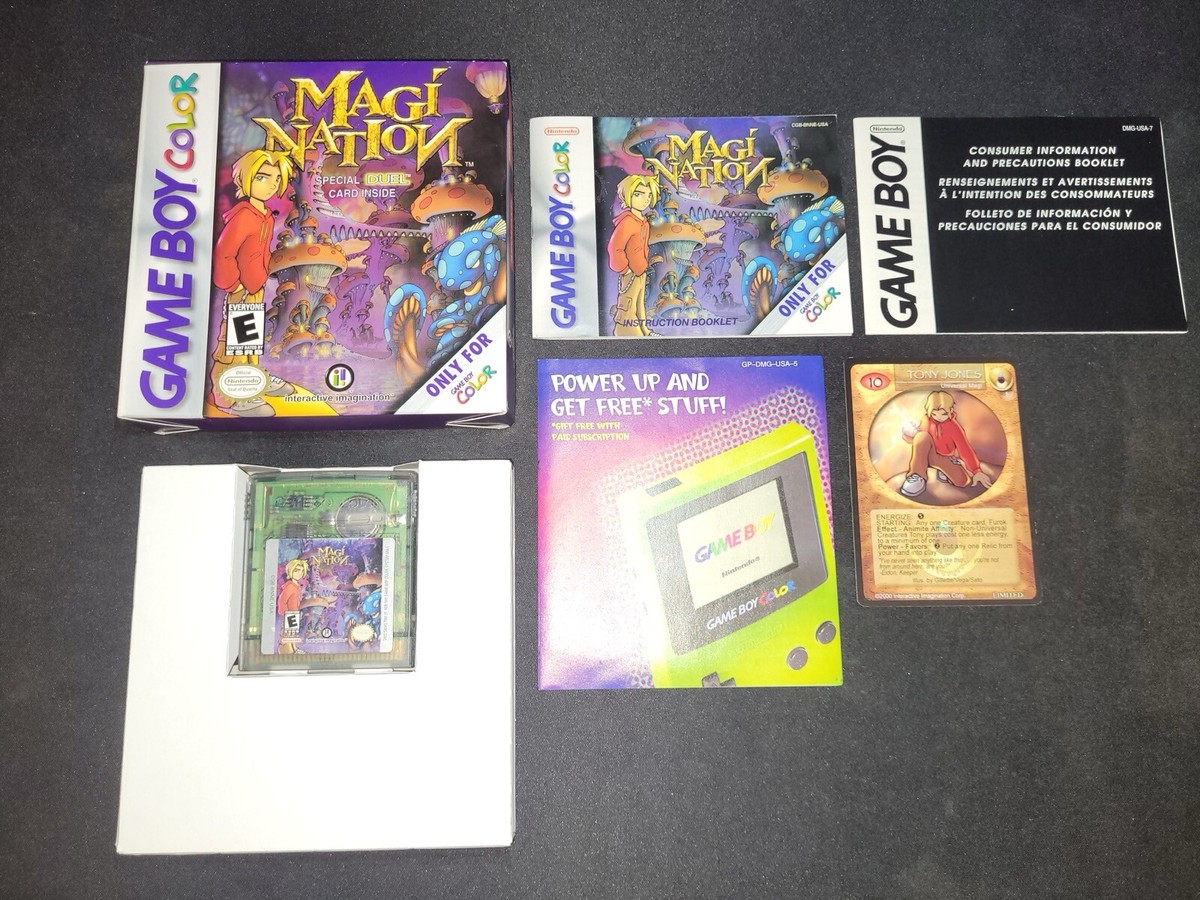 Magi Nation MagiNation Nintendo Game Boy Color EXMT+ Magi Nation MagiNation Nintendo Game Boy Color EXMT+