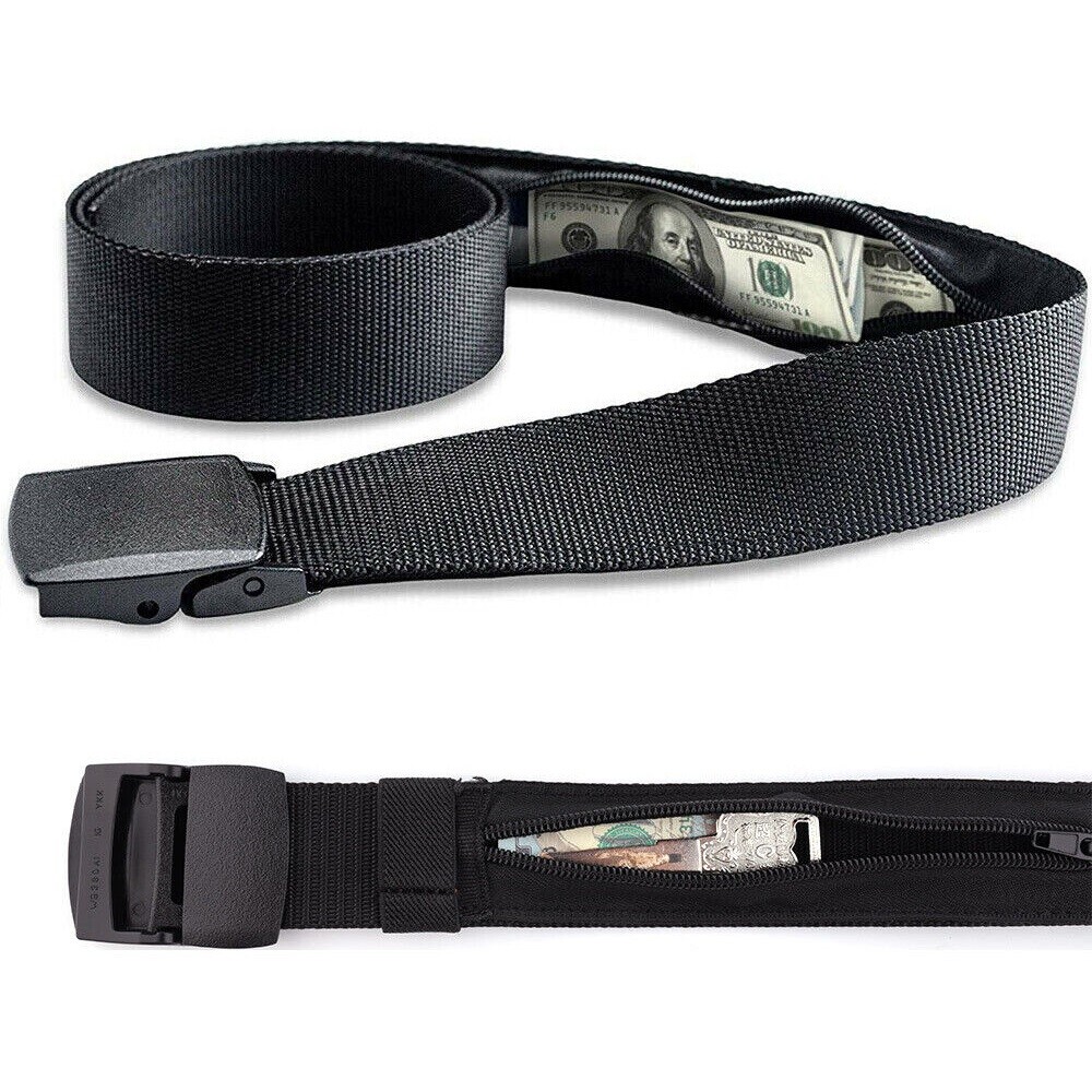 Cintura Porta Soldi Nascosta | In Nylon Militare | Per Viaggi Sicuri | Taglia 114-127 Cm - Foto 2