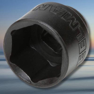 Steelman 24mm Low Profile Oil Filter Socket, 3/8 in. Drive 42276