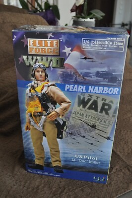 1/6 Elite Force Aviator American P40 Pilot Lt. Doc Miller, Pearl Harbor 1941