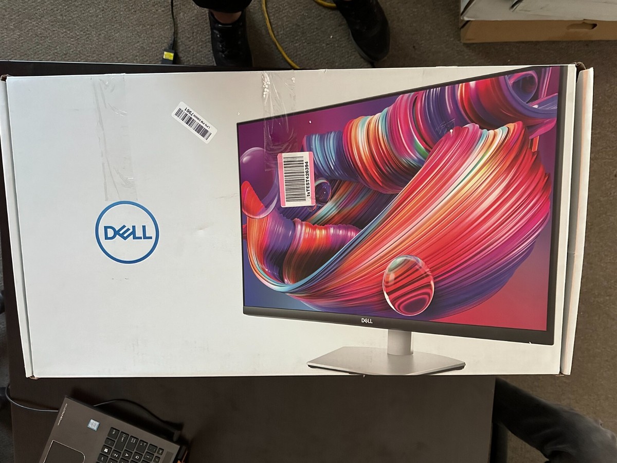 Dell S2722QC 27 inch 4K UHD Monitor - Platinum Silver 884116404026