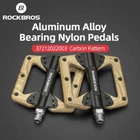 ROCKBROS Bicycle Pedals Alu 9/16" Non-Slip Sealed Bearing Cycling Flat Pedals