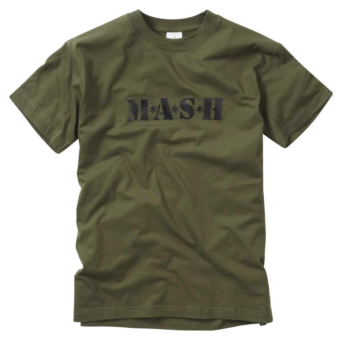 Army T Shirt MASH Printed Combat Military Tactical Olive