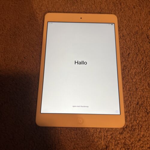 Apple iPad Mini 2 - 16GB - Wi-Fi + Cellular (Verizon), 7.9in - Silver - Works A+ - Afbeelding 1 van 4
