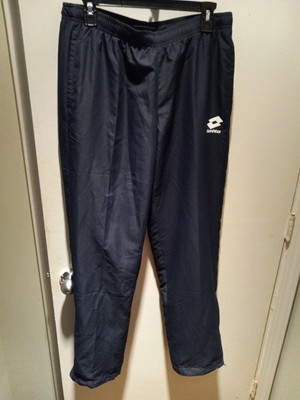 Lotto Track Pants Blue Running Wind 