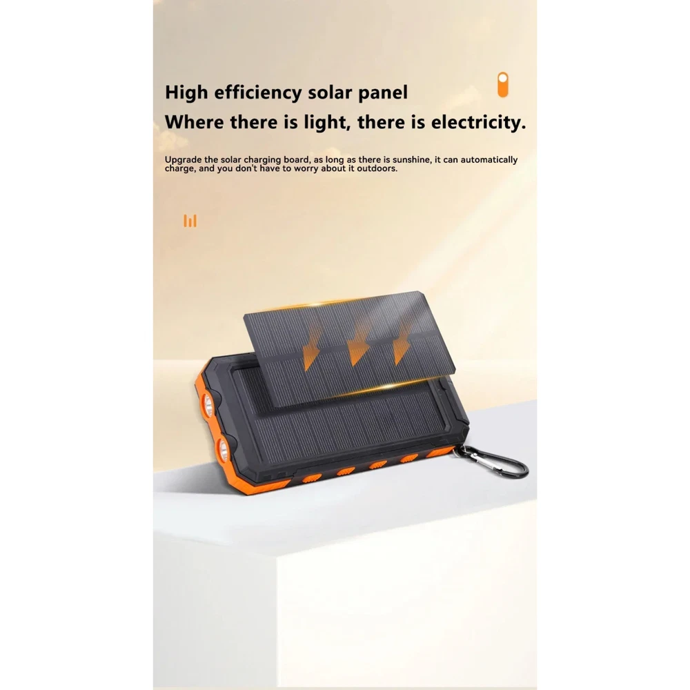 Power Bank Solar Portable Charger Power Bank For Cell Phone Fast Charging Mobile Power Bank Solar Portable Charger Power Bank For Cell Phone Fast Charging Mobile