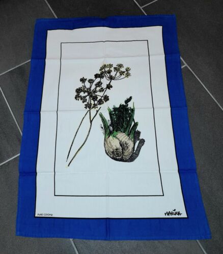 MARIKA Geschirrtuch weiß-blau Leinen 56 x 81 cm puro Cotone - Bild 1 von 1