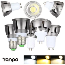 6W 9W 12W LED Spotlight B22 Bulb Brightest MR16 Bulbs 110V 220V 12V E27 Black