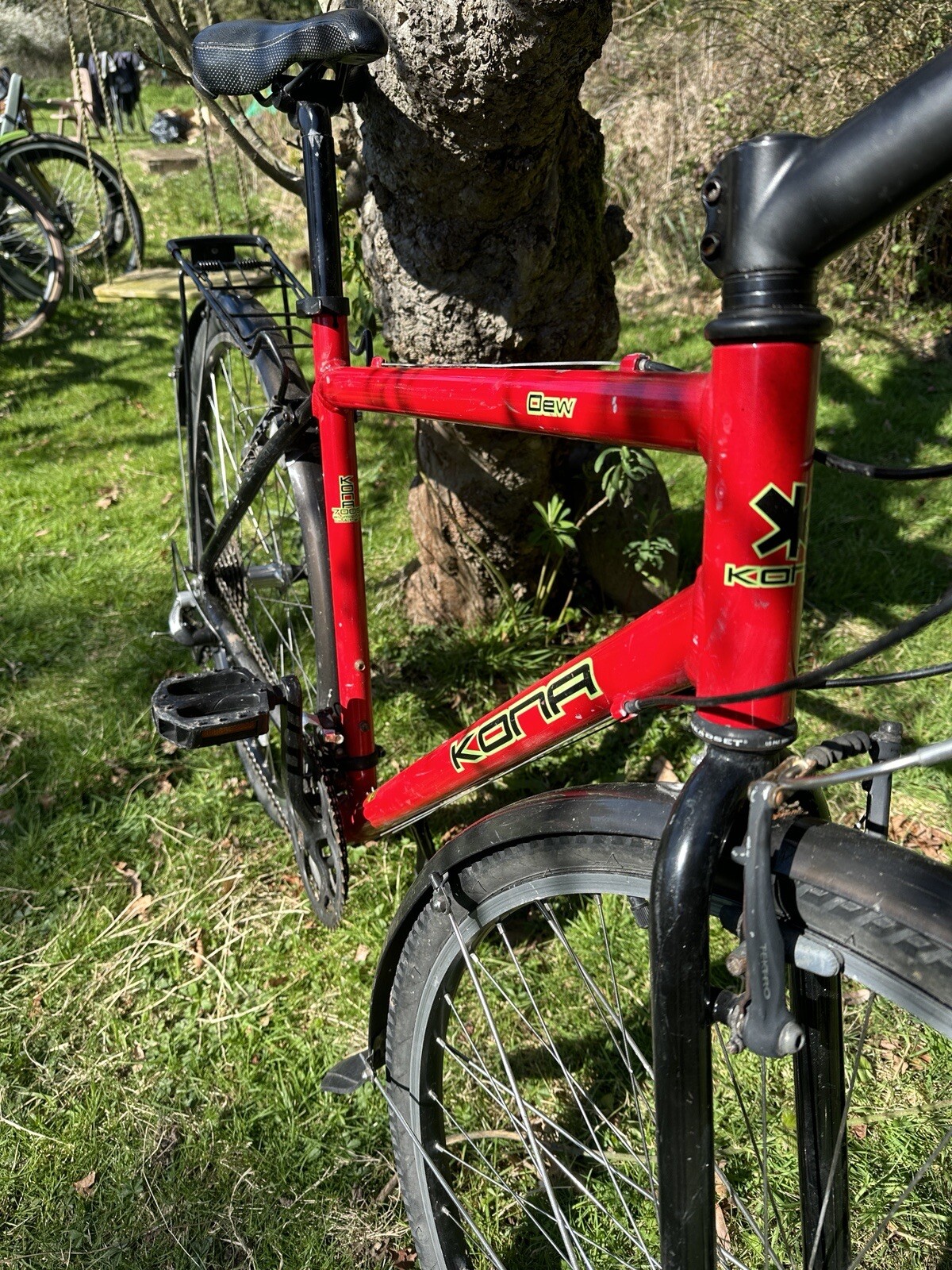 2000s Kona Dew Retro Hybrid Commuter City Bike Pannier Mudguards eBay