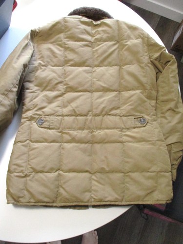 Eddie Bauer authentic vintage tan beige quilted parka ski jacket Medium - Picture 8 of 8