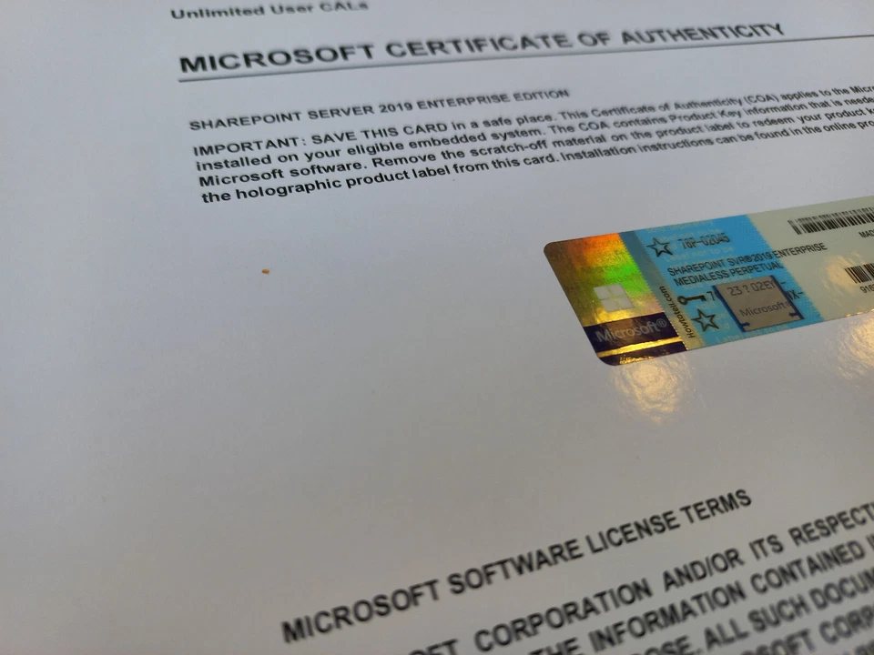 SharePoint Server 2019 Enterprise Edition 64 Bit with Unlimited CALs 76P-02045 - Image 2 of 4