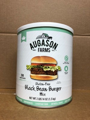 augason farms black bean burger mix