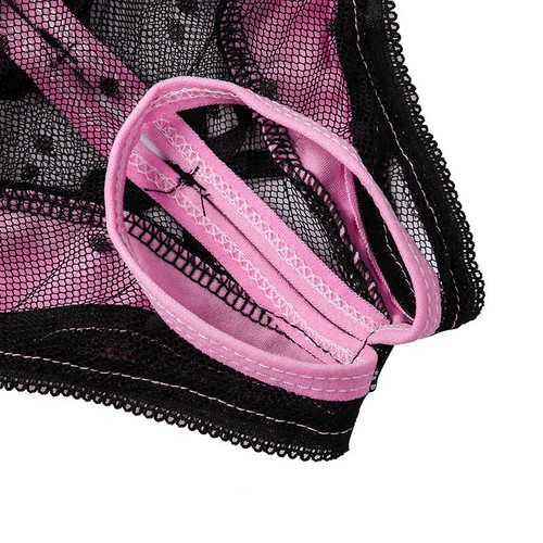 Sexy Open Crotch G-string Crotchless Panties Briefs Women Lace Lingerie Knickers - Picture 12 of 15