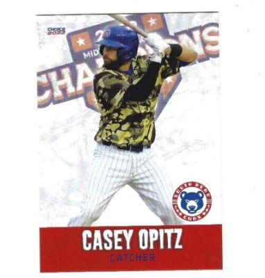 2022 South Bend Cubs Midwest League Champions Casey Opitz | eBay