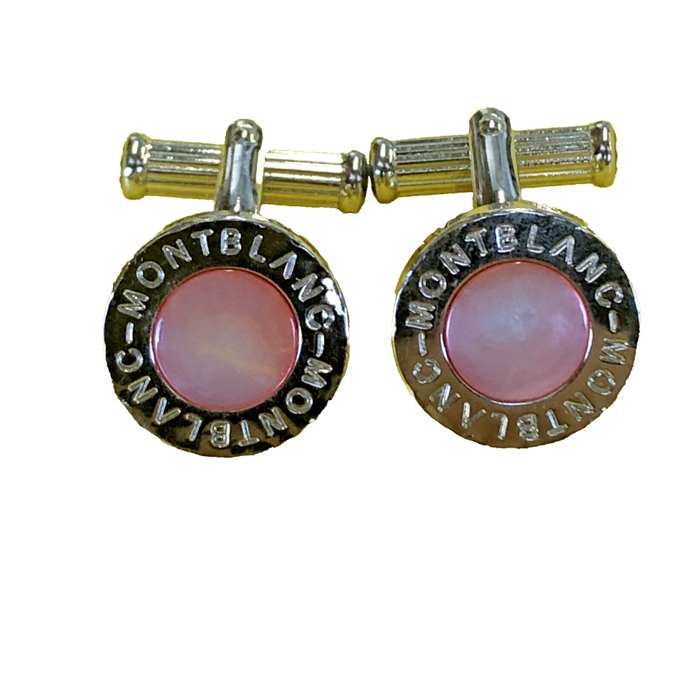 Gemelos Montblanc Elegancia Platino Platinado Rosa Madreperla Foto 3 de 4