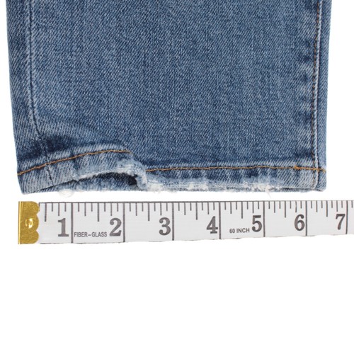 Frame NWT Jeans Size 31 US L' Homme Slim In Solid Blue Cotton Blend - Picture 14 of 14