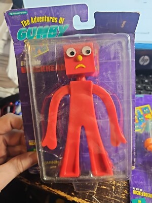 2 Pcs 1995 The Adventures Of Gumby And Friends Blockhead