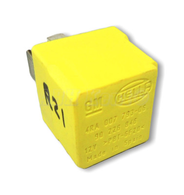 21-Vauxhall Opel /04-15 Multi-Use 4-Pin Yellow Relay 90226846 
