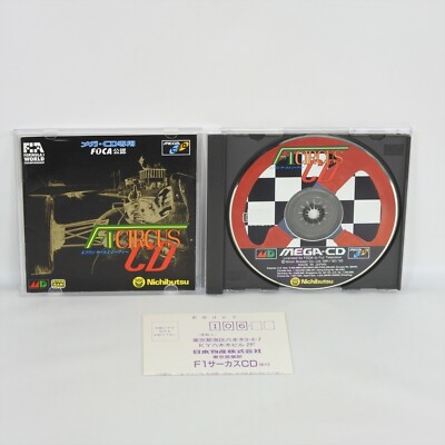 F1 CIRCUS Sega Mega CD 1781 mcd
