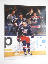 COLUMBUS BLUE JACKETS NICK FOLIGNO SIGNED 11X14