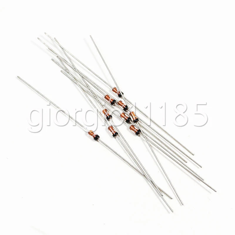US Stock 10pcs 1N270 Germanium Diode TV FM AM Radio Detection - Image 2 of 2