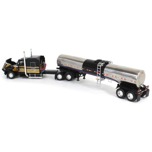 First Gear DCP 1/64 Kenworth W900L Aerocab Flattop E Brenner Tanker 60-2080 - Foto 4 di 5