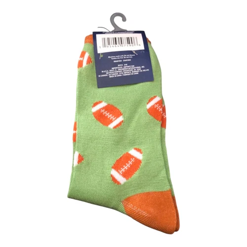 Juncture Men's Fashion Football Novelty Casual Dress Socks Size 6-12 - Picture 2 of 4